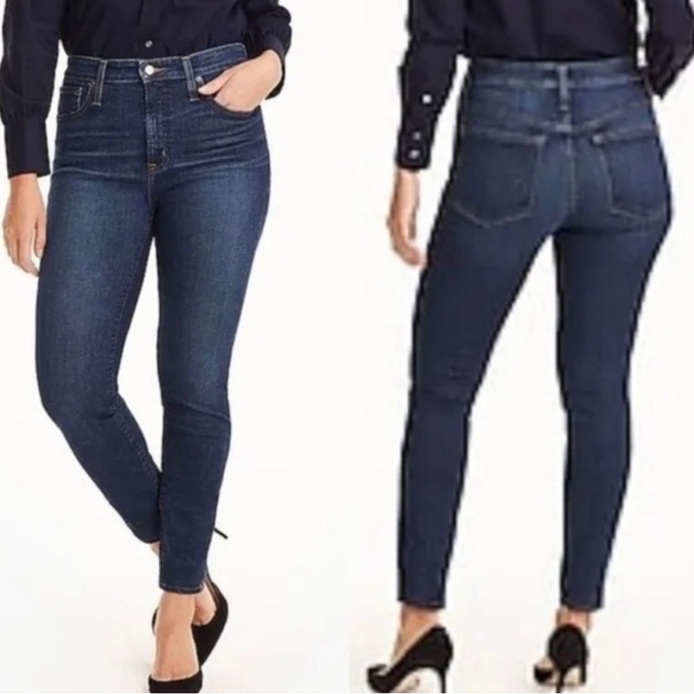 J. Crew Matchstick Stretch Jeans | Size 27 | Dark Blue Wash